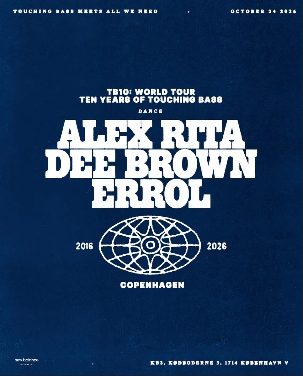 TB10: Touching Bass meets All We Need with Alex Rita, Dee Brown & Errol · KB3, Copenhagen