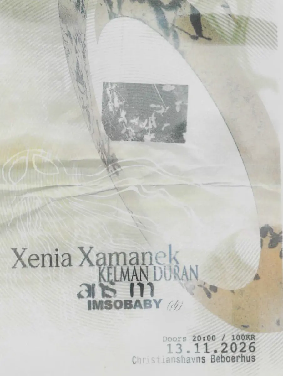 Scorpio Red special feat. Xenia Xamanek / Kelman Duran / Ans M / IMSOBABY · Christianshavns Beboerhus, Copenhagen
