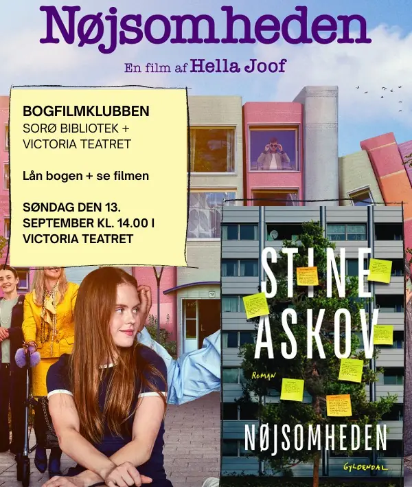 Book Film Club: "Nøjsomheden" — Sorø Bykontor, Sorø