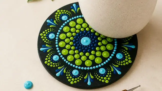 Mandala Tea Coaster Painting Event · Flan - Arts & Coffee, Copenhagen