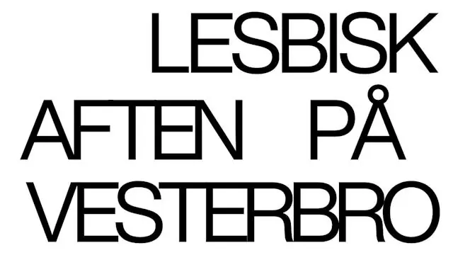 Lesbian Evening on Vesterbro · Riga Boden, Copenhagen