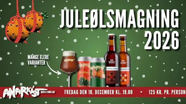 Anarkist's Christmas Beer Tasting 2026 · Anarkist | BEER & FOOD LAB, Odense