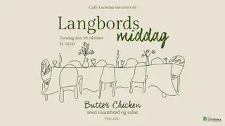 Длинный стол на Café Lucerna