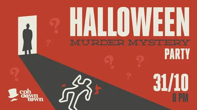 Halloween Murder Mystery Party · Copenhagen Downtown Bar, Copenhagen