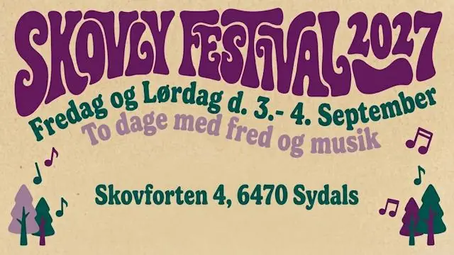 Skovly Festival Sydals 2027 · Lysabildskov Camping- og feriecenter, Sydals