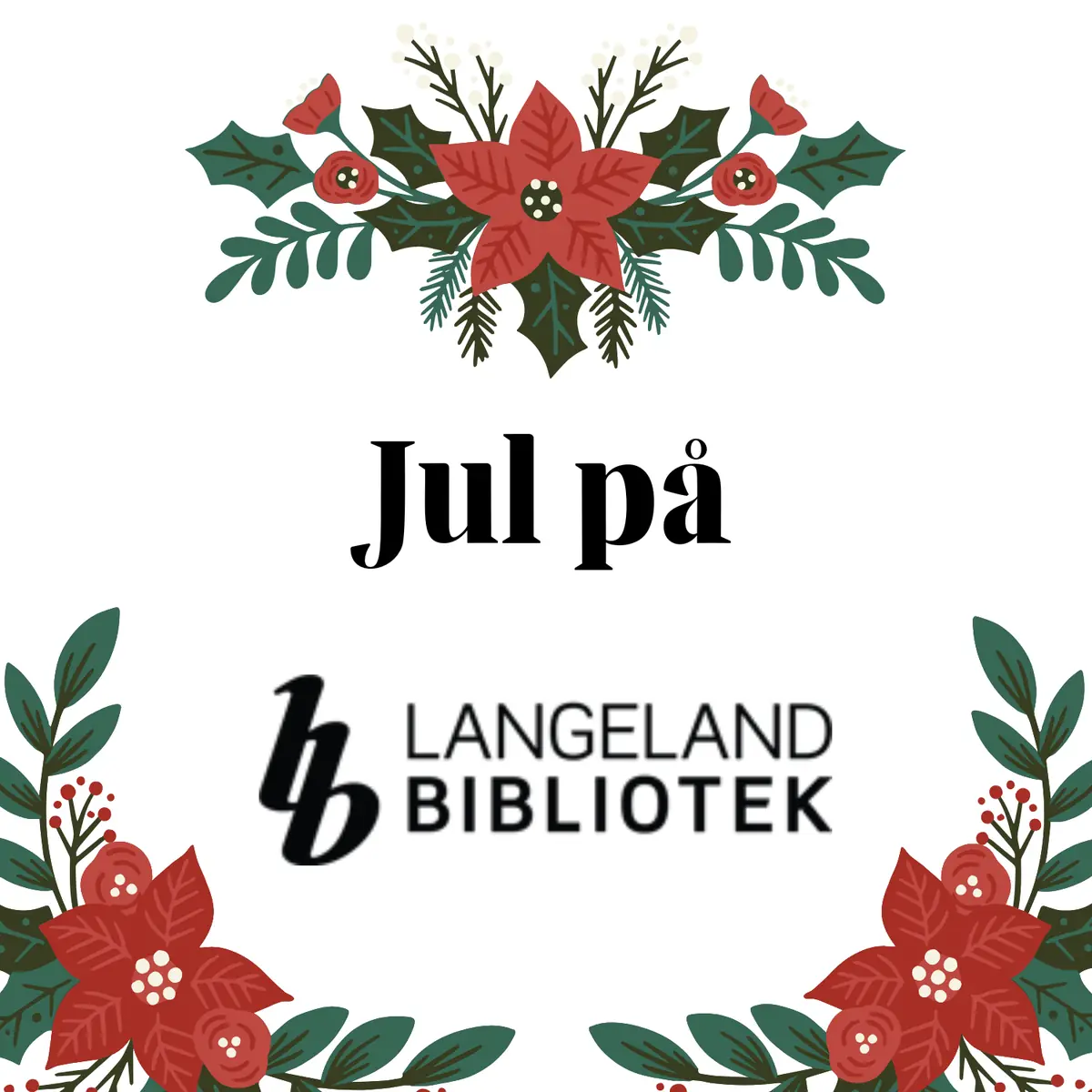 Christmas at Langeland Library · Langeland Bibliotek, Rudkøbing