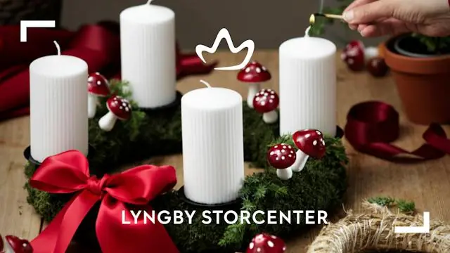Lav din egen adventskrans i Lyngby Storcenter · Panduro i Lyngby Storcenter, Kongens Lyngby