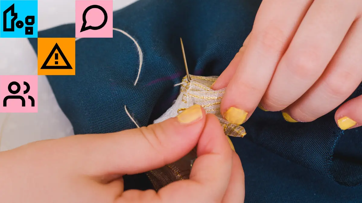 Ragnarock: Embroidery - Decorative Repair and Visible Mending · Fredensborg Bibliotek, Fredensborg
