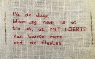 Sensitive Embroidery - Workshop