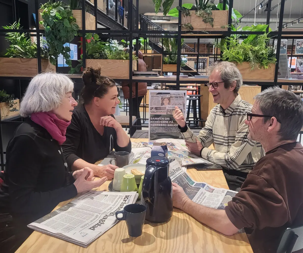 Together About the News · Nørrebro Bibliotek, Copenhagen