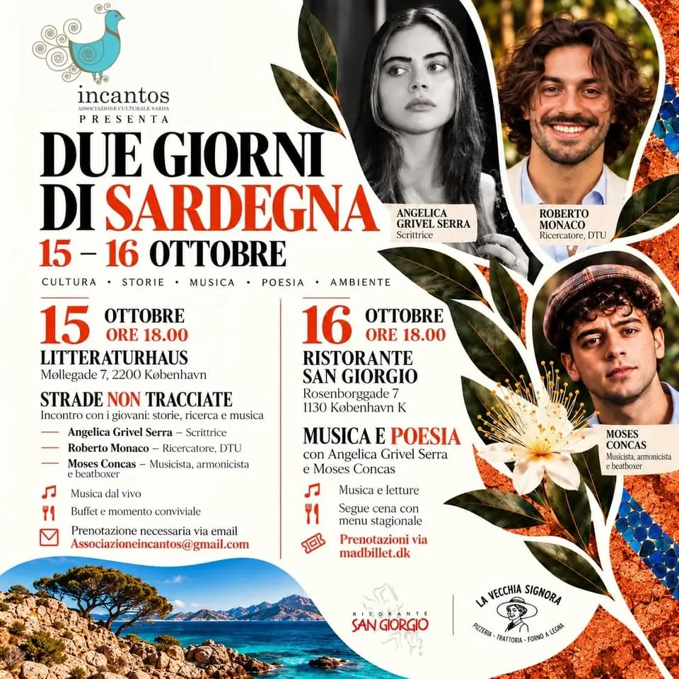 Sardinia - culture, music and poetry · LiteraturHaus, Copenhagen