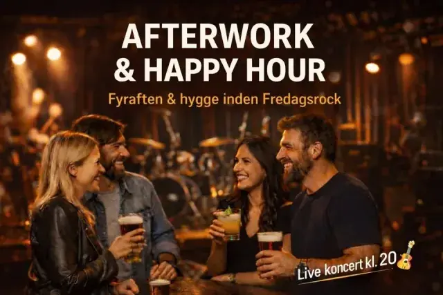 Afterwork & Happy Hour - Friday Bar at 28 Live · 28 Live, Roskilde