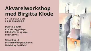 2-Day Watercolour Workshop with Birgitta Klode