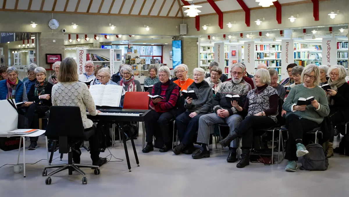 Morgensang — Ringsted Bibliotek, Ringsted