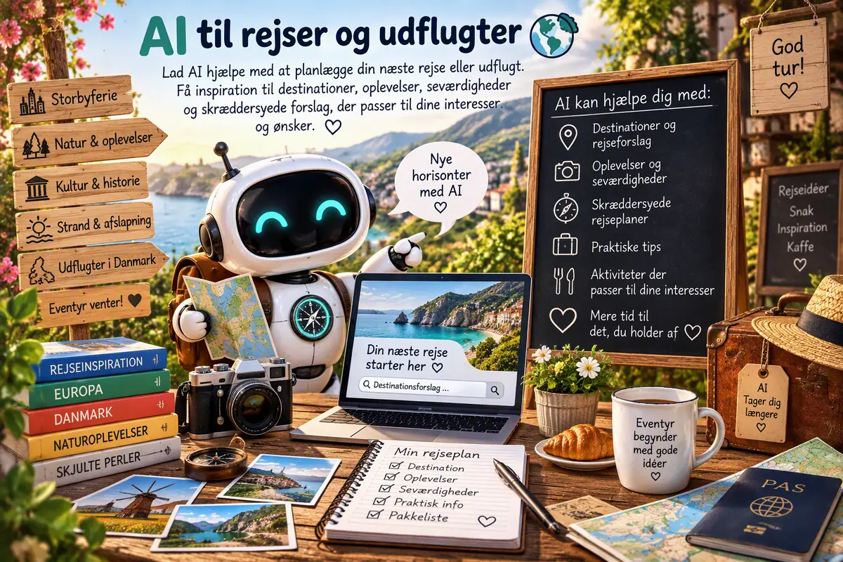 AI Café - AI as a Travel Companion · Gilleleje Bibliotek, Gilleleje