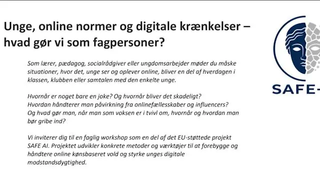 Young people, online norms and digital abuse - what do we do as professionals? · MS Action Aid, Globalhagen, Copenhagen