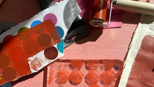 Retro Collage & Gelli Plates · Lille Brede, Virum