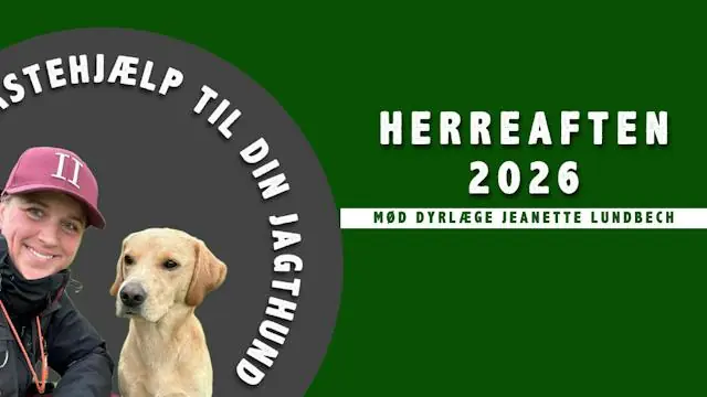 Gentlemen's Evening 2026 - First Aid for Your Hunting Dog · Hubertushuset Ringsted, Ringsted