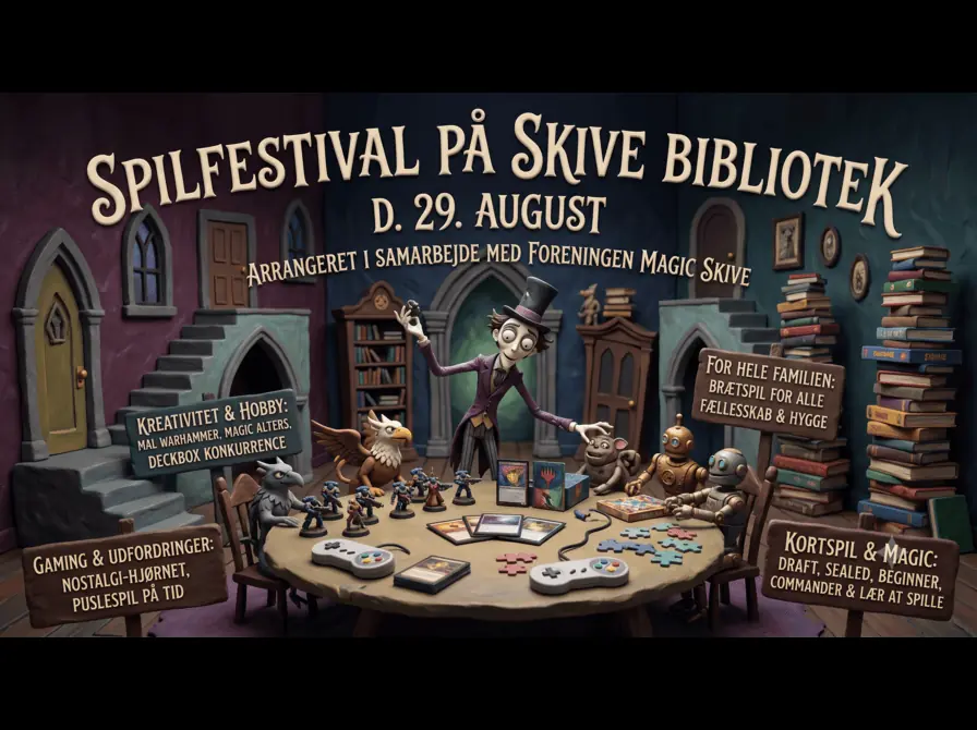 Spilfestival — Hovedbiblioteket, Skive
