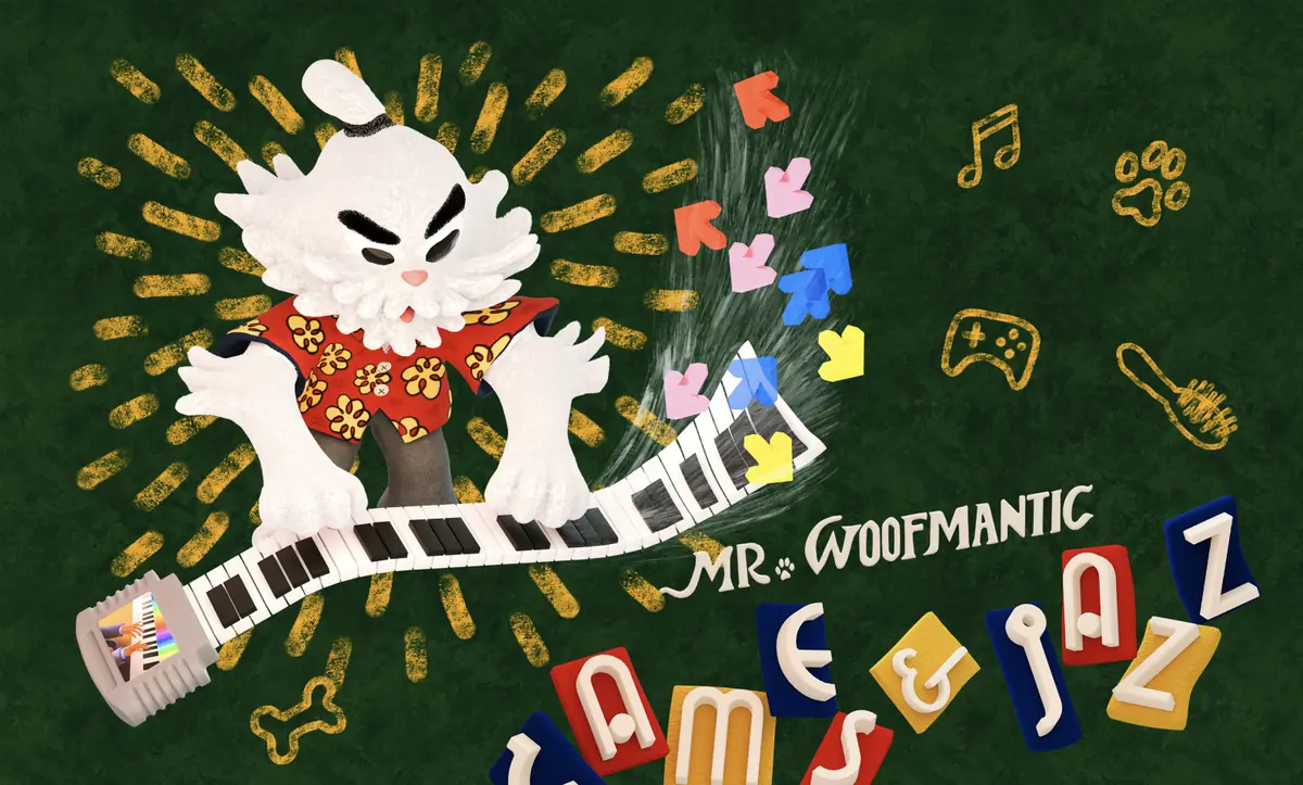 Mr Woofmantic Games & Jazz (Games exhibition) · Kildevæld Kulturcenter, København