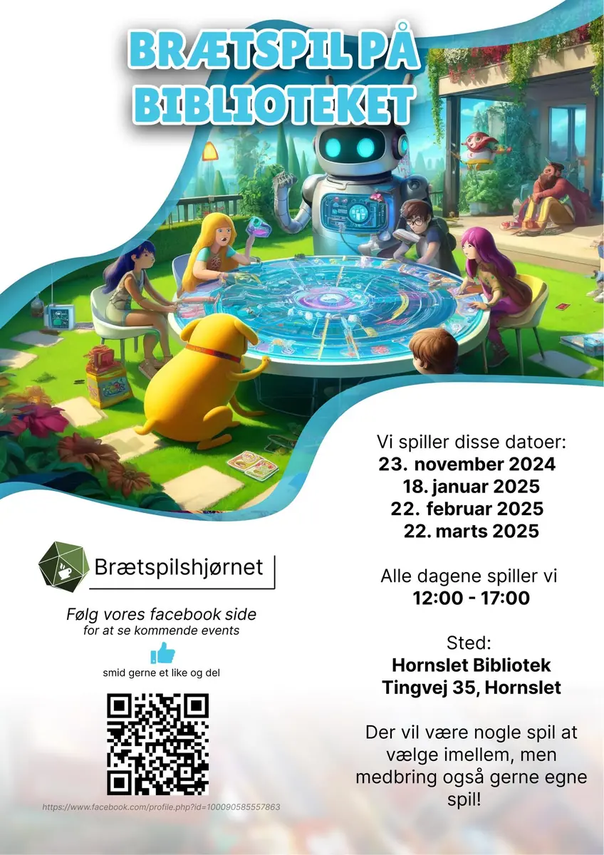 Board Games at the Library — Biblioteket i Hornslet, Hornslet