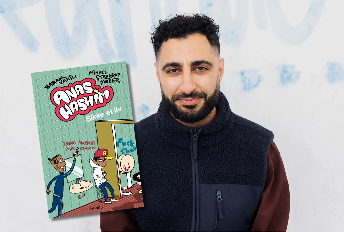 Forfattermøde for 4. klasser: Babak Vakili — Biblioteket i Rønde, Rønde