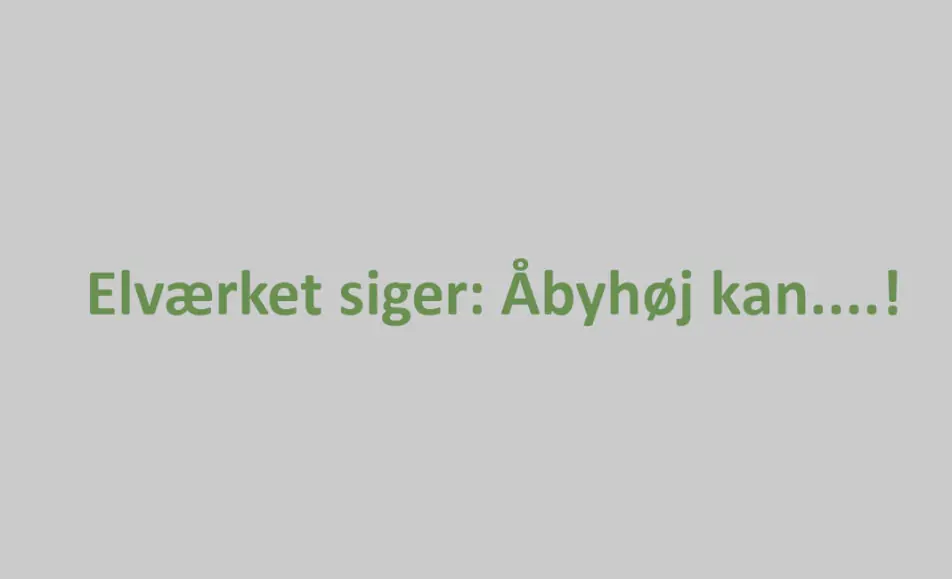 Foredragsfestival - Åbyhøj kan ....! · Elværket Åbyhøj, Åbyhøj
