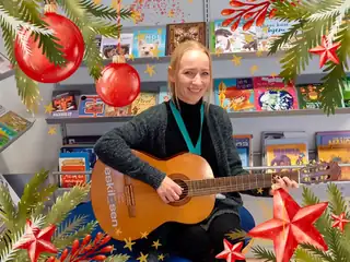 Musikalsk julelegestue på Hals Bibliotek