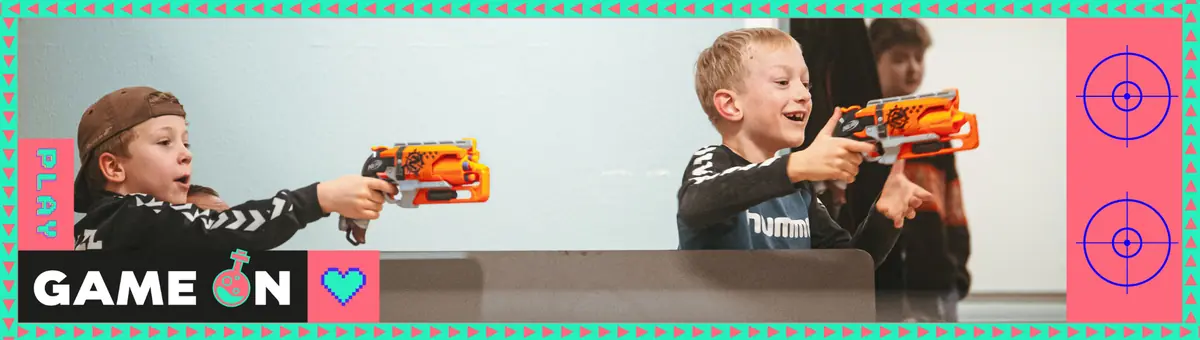 Game on: NERF arena · Valby Kulturhus, København