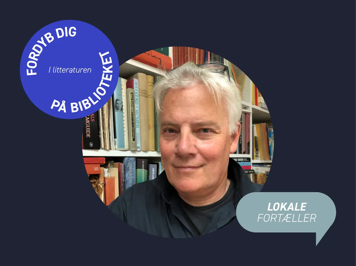 Foredrag: Jes Stein Pedersen & manden i litteraturen — Birkerød Bibliotek, Birkerød
