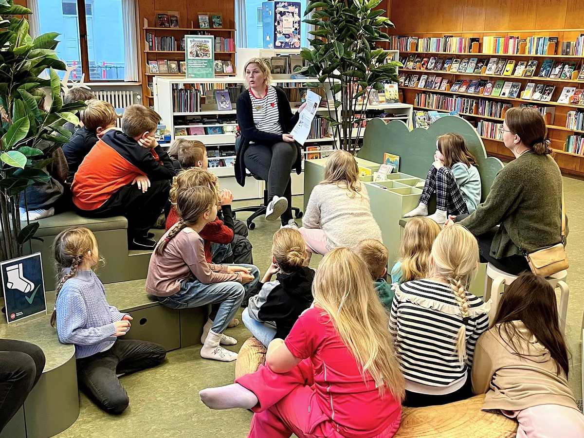 Morgengry: Громкое чтение для детей — Nyborg Bibliotek, Нюборг