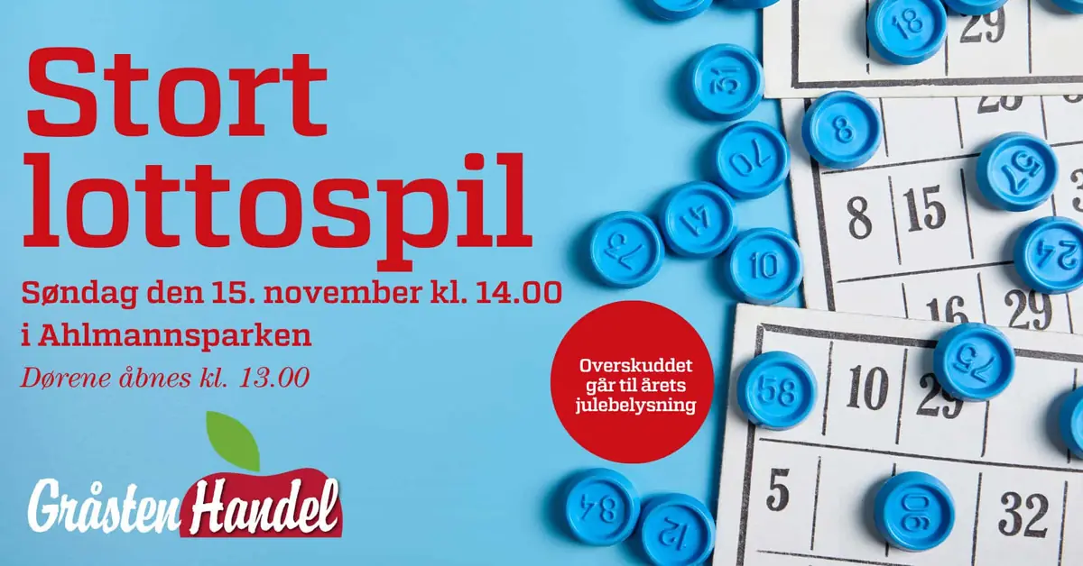 Lottospil i Gråsten · Ahlmannsparken, Gråsten
