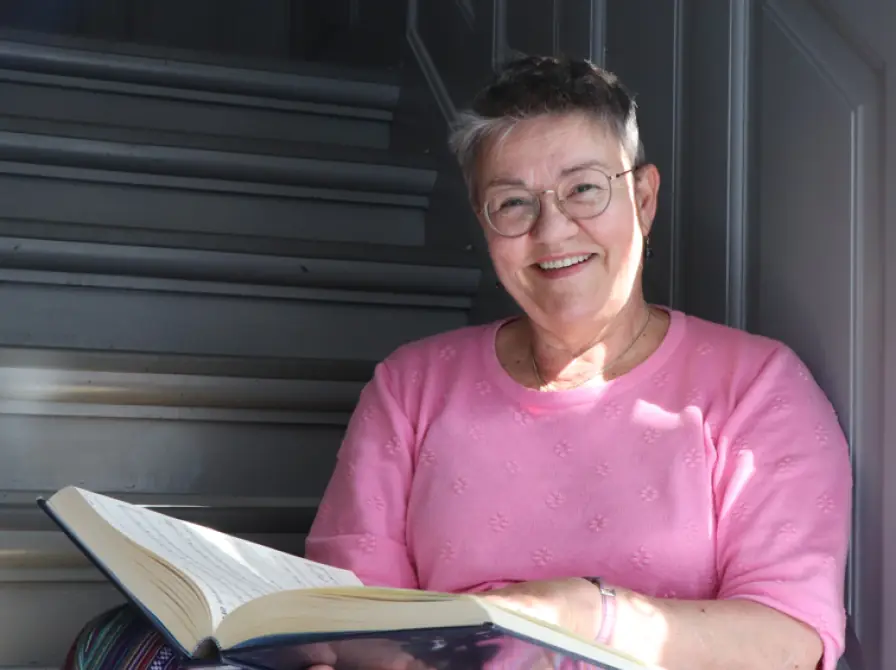 Trappesang i den gamle forhal — Lemvig Bibliotek, Lemvig