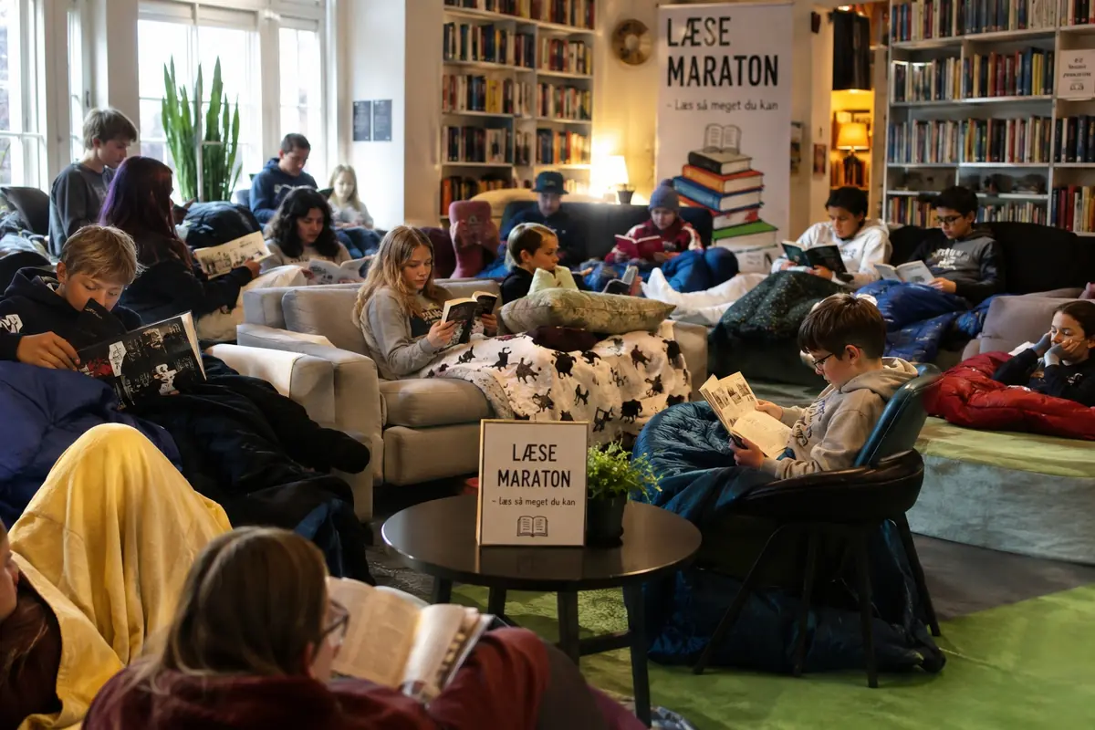 Reading Marathon with Book Buffet — Nakskov Bibliotek, Nakskov