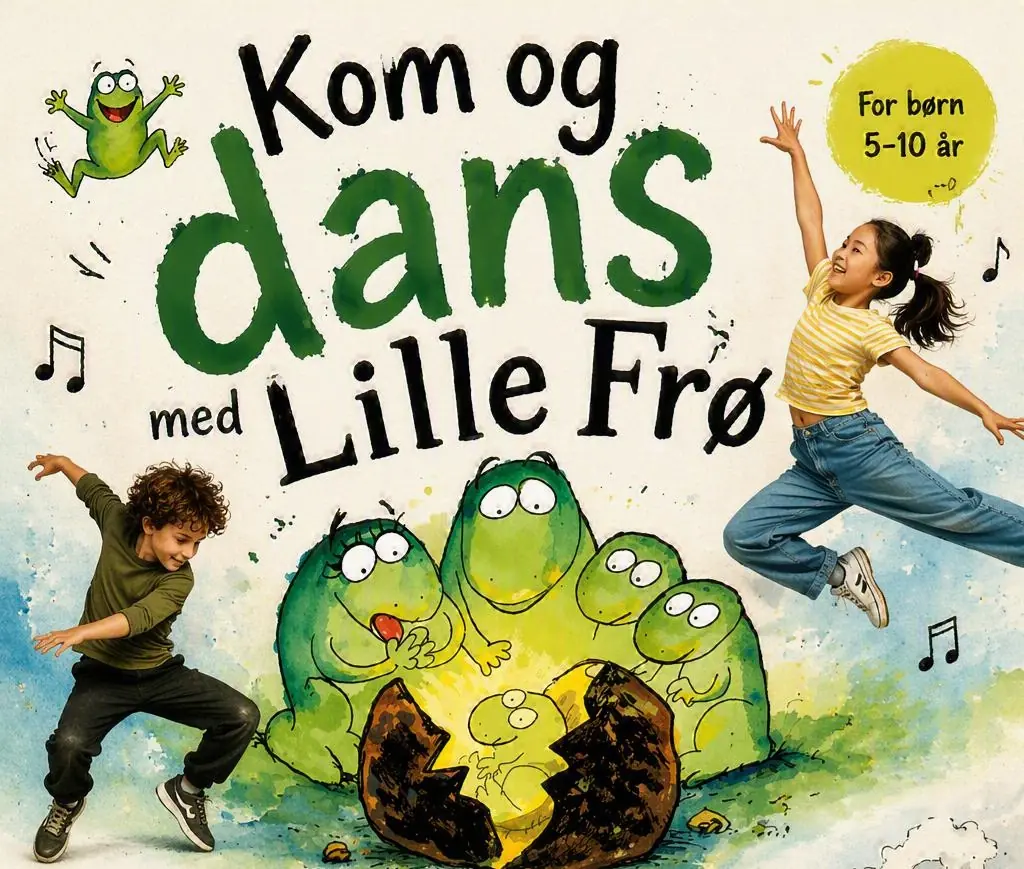 Kom og dans med Lille Frø — Tranbjerg Bibliotek, Tranbjerg J