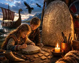 Kom og rist en rune