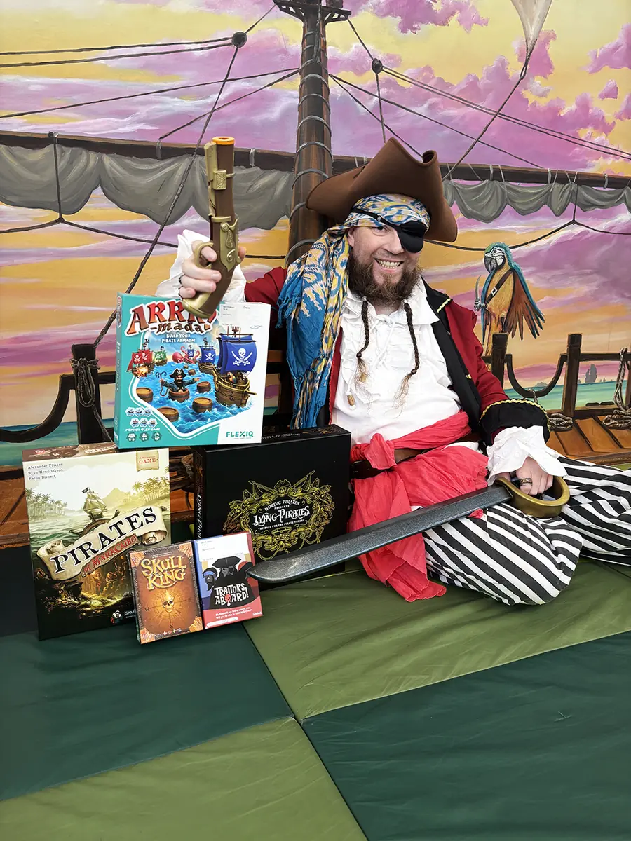Piraten und Brettspiele! — Greve Bibliotek, Greve
