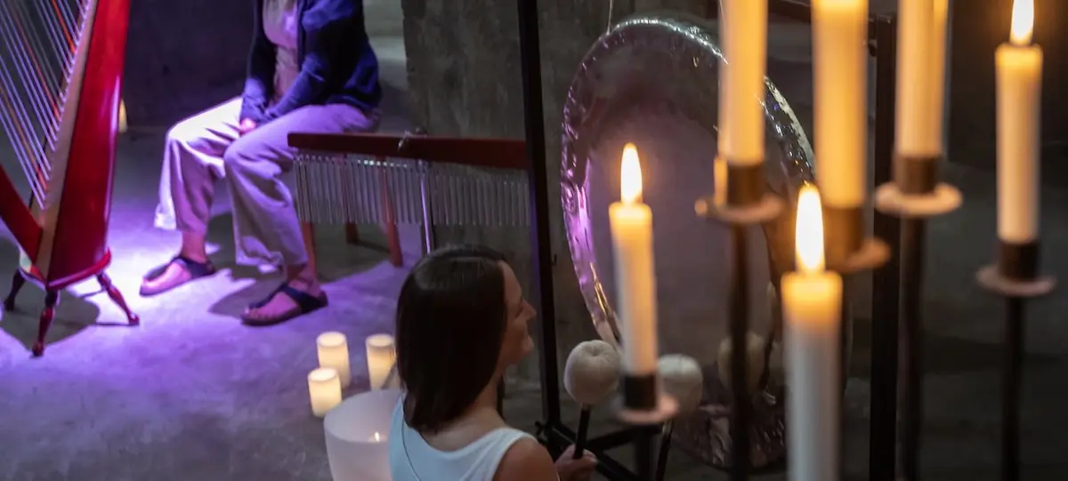 Lydhealingskoncert i Brønshøj Vandtårn — Brønshøj Vandtårn, København