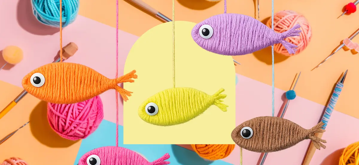 Workshop for børn: Viklebilleder med garn — Brønshøj Kulturhus, København