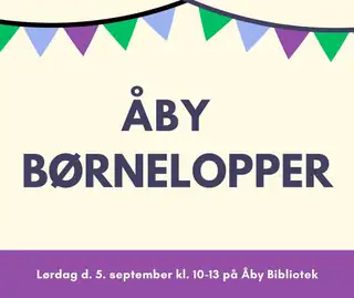Book en stand til Åby Børnelopper