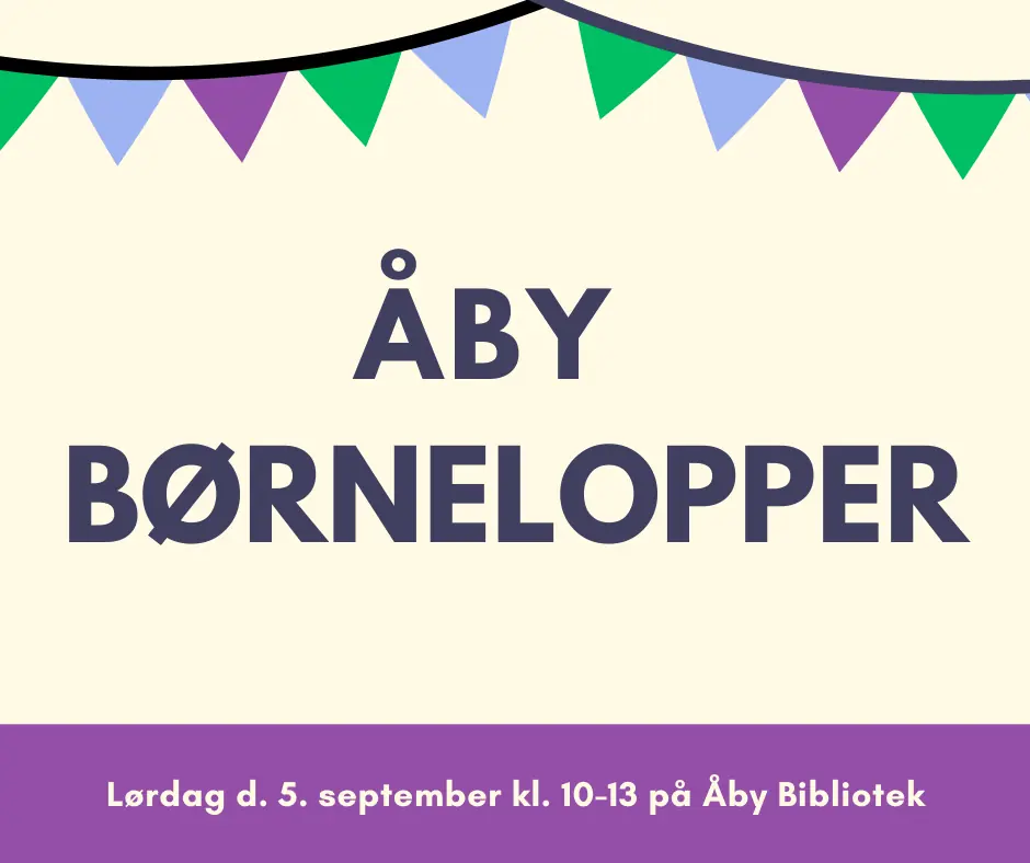 Book en stand til Åby Børnelopper — Åby Bibliotek, Åbyhøj