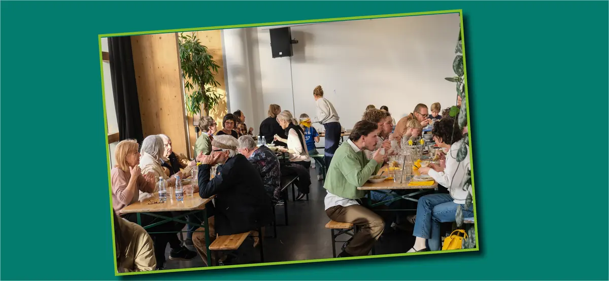 Fællesspisning i Prismen X oplæg om børnenes sundhed — Prismen, København