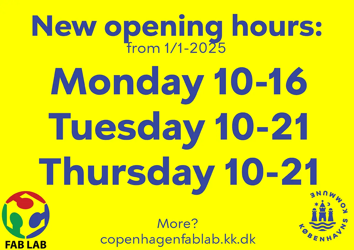 Open Lab - Torsdag — Copenhagen Fablab, København