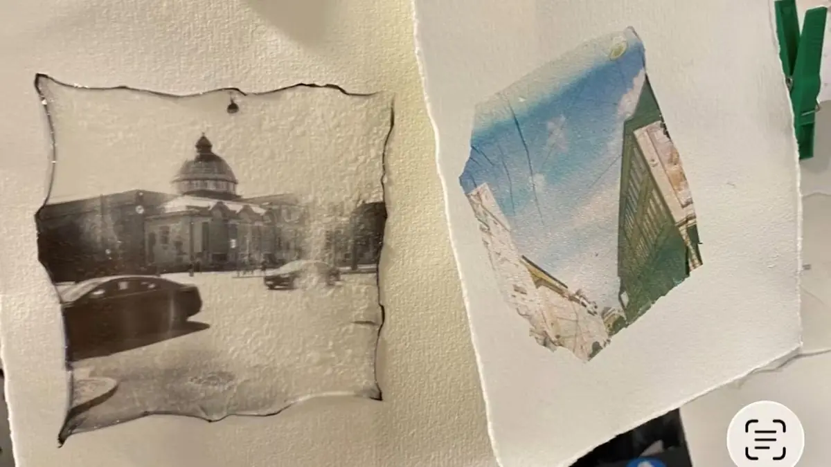 Fra polaroid til kunst på papir — Københavns Museum, København