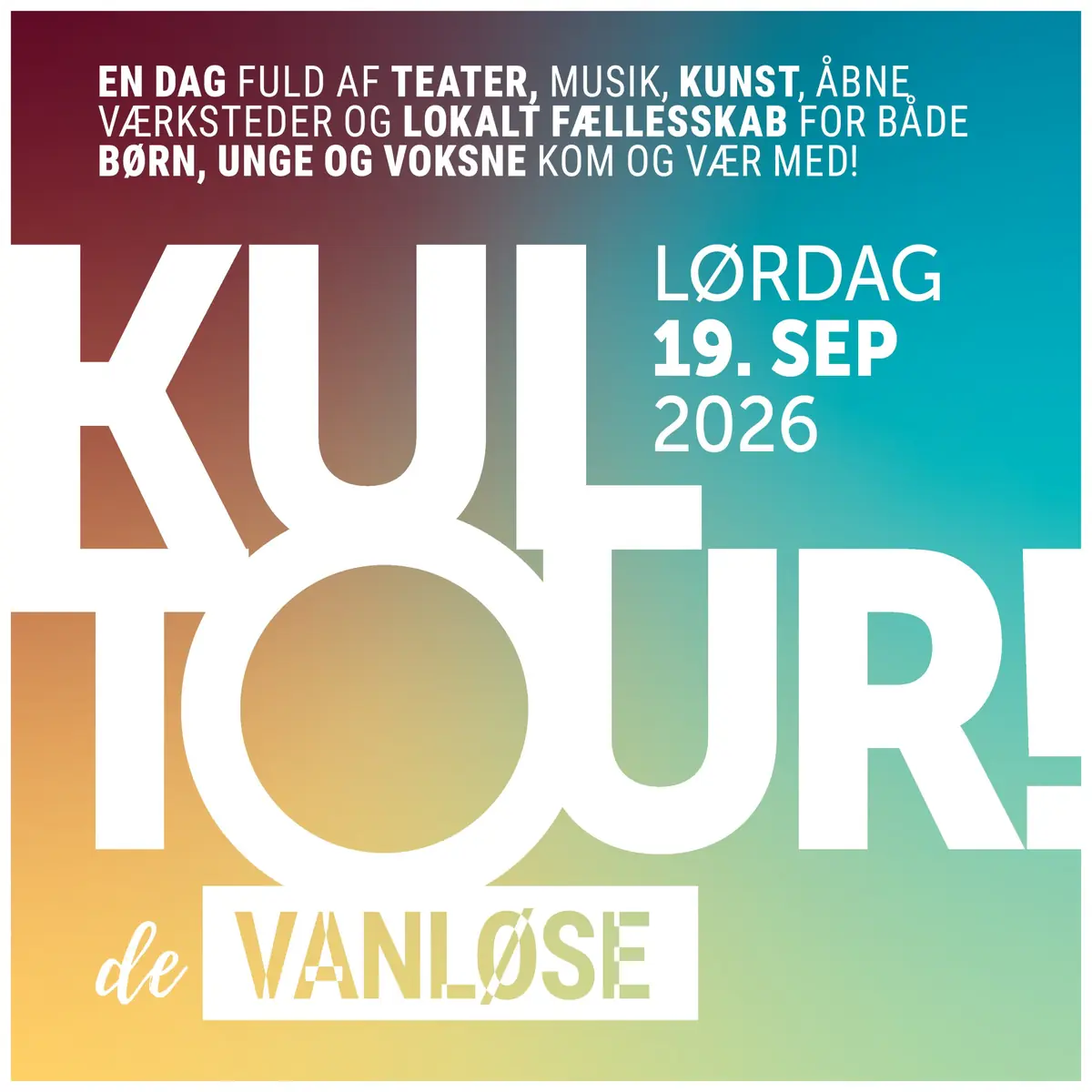 Vanløse KulTour 2026 — Warehouse9, København