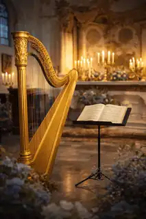 Koncert med harpe og sopran i Christianskirken
