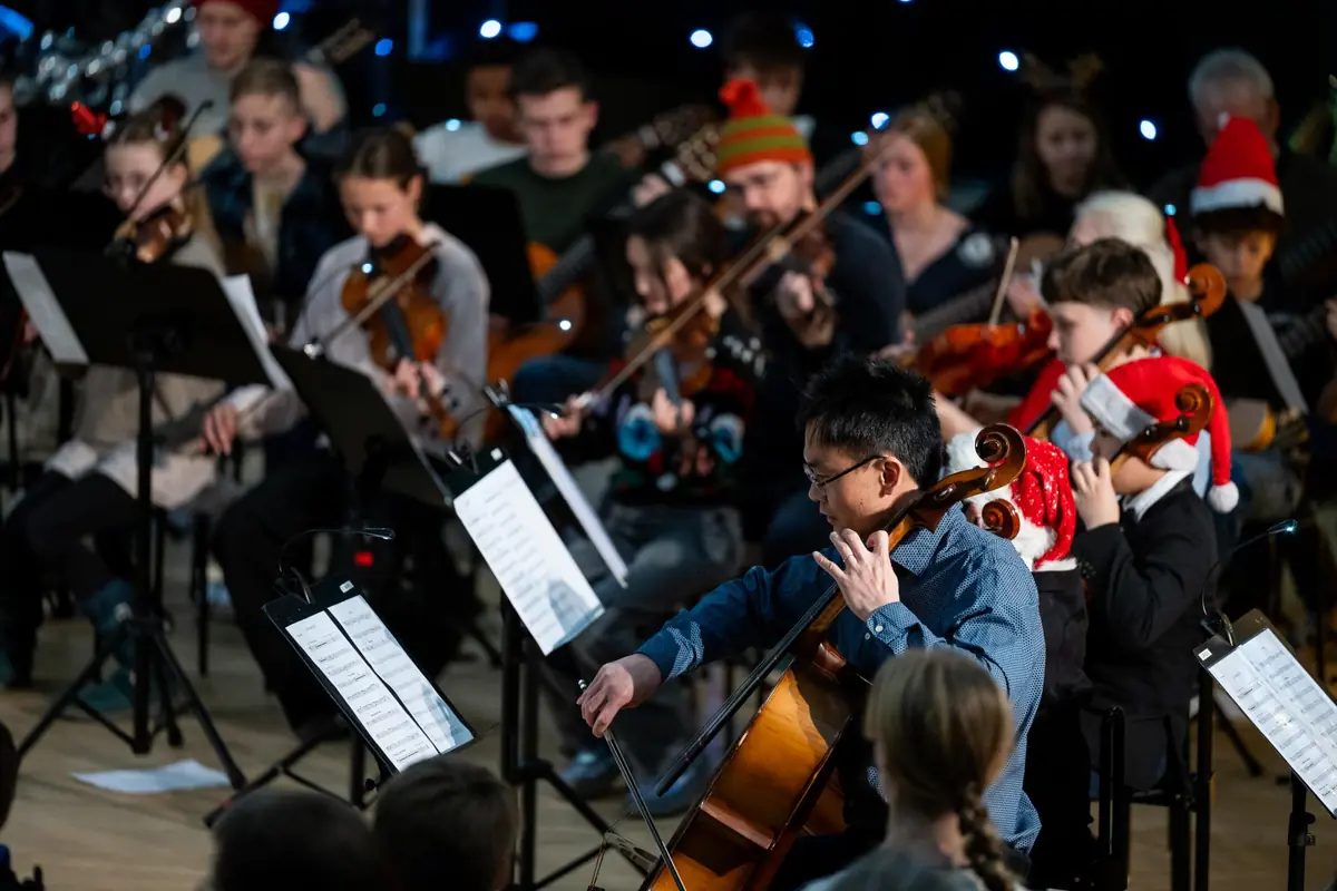 Musikskolen stryger julen ind — Biblioteket Sønderborg, Sønderborg