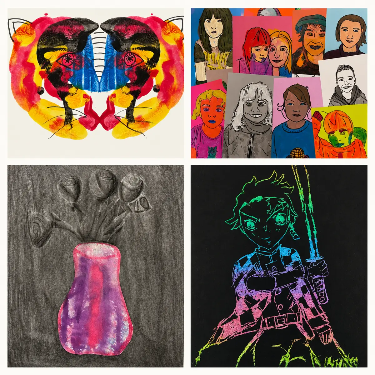 Familiekunstworkshops med Tala Porbaha — Nørrebro Bibliotek, København