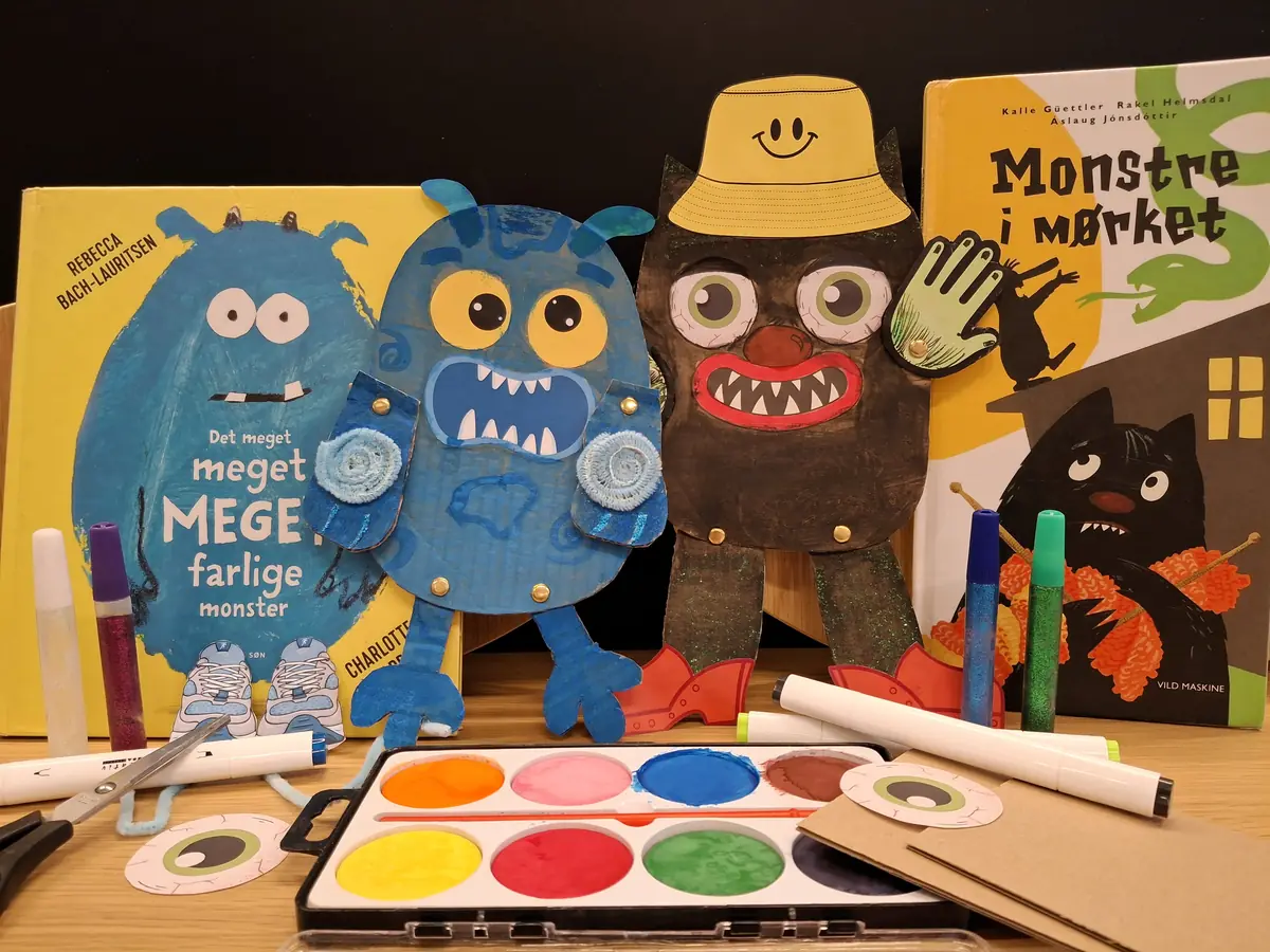 Monsters in Cardboard - Creative Workshop — Islands Brygge Bibliotek, Copenhagen