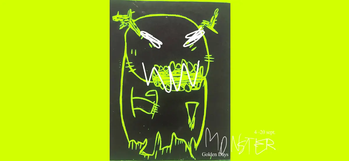 Golden Days: Monsters on Print - Linocut — Vesterbro Bibliotek og Kulturhus, Copenhagen